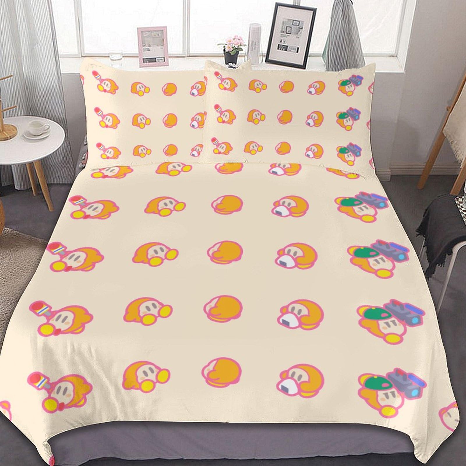 Amazon｜星のカービィ ワドルディ 布団カバー 3点セット シングル