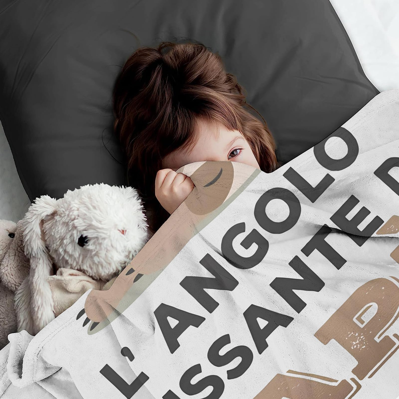 Julazy Coperta Per Festa Del Papà, Regalo Di Compleanno Per Papà Da Figlia, Figlio, 152,4 X 127 Cm, Idea Regalo Per Papà Da Bambini, Idee Regalo Per Papà