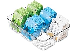 iDesign Divided Packet and Tea Bag Organizer