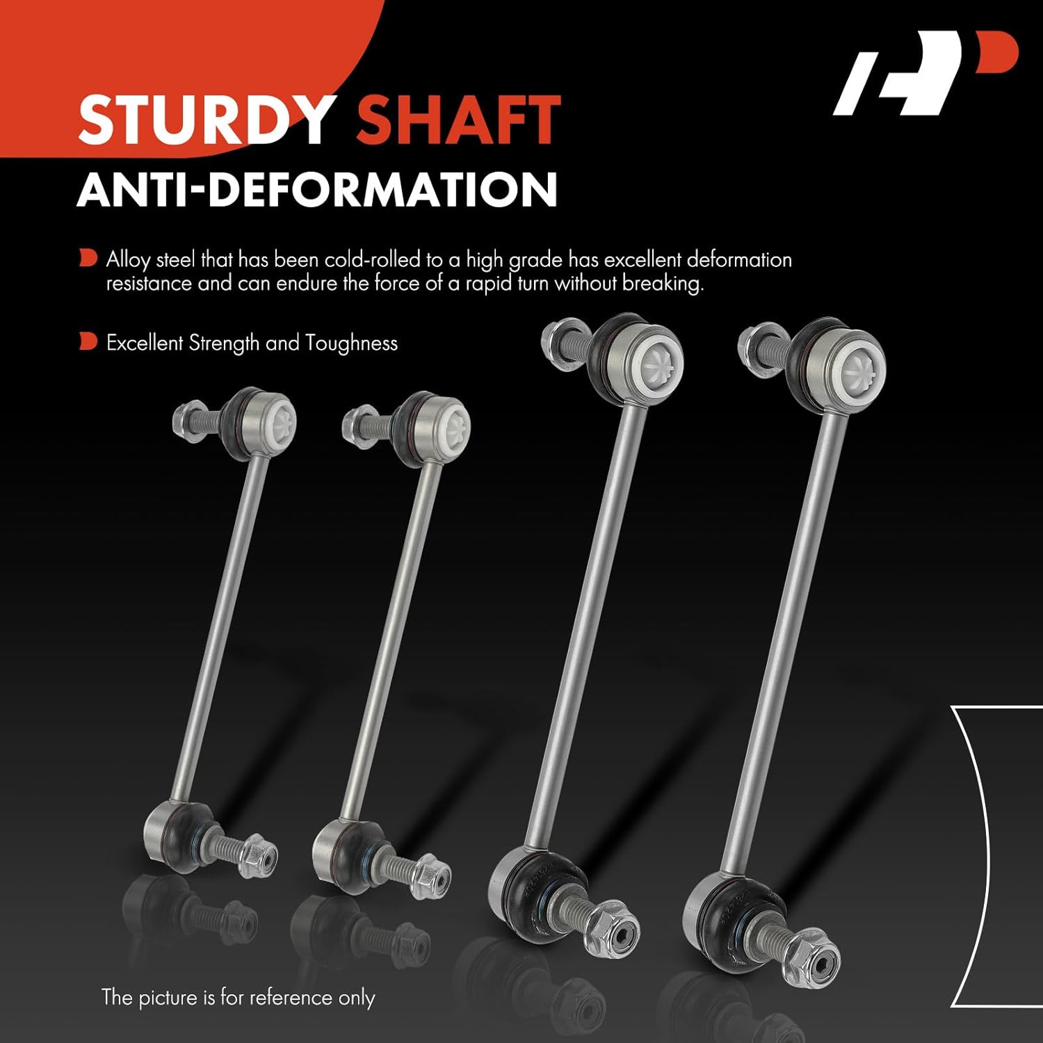 A-Premium Set of 4, Front and Rear Sway Bar Link Stabilizer Link Kit, Compatible with Jaguar F-Pace 2017-2023, I-Pace 2019-2022 & Land Rover Range Rover Velar 2018-2023