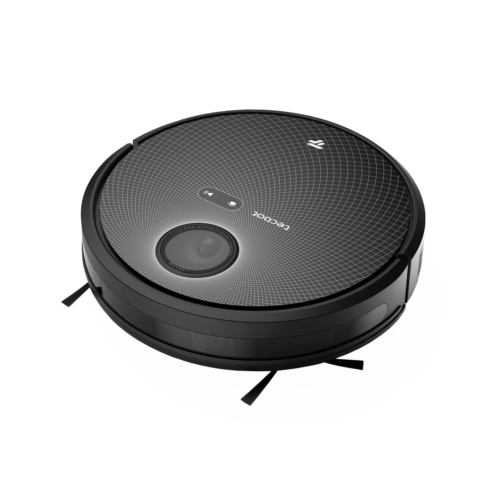 Tecbot S2 Pro Robot Vacuum Cleaner; Smart Vacuuming & Mopping; 3000pa Suction; 25W; 14.4V; V-SLAM + Gyroscope Navigation; App Control; Dual Anti-Collision System; Anti-drop Smart Protection (Black)