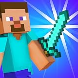 Ninja Sword: Minecraft fighter & Survival. Ragdoll pixel sword fighting game.