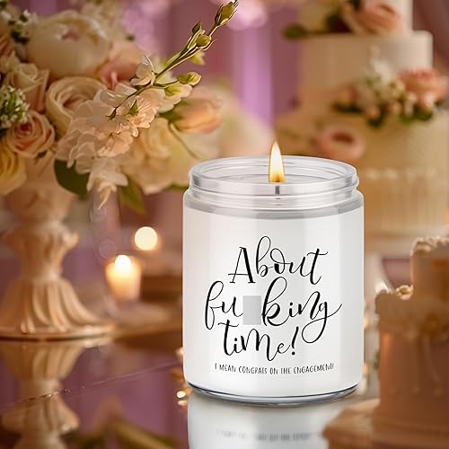 Miniatura 8 de Miracu Vela, Regalos de compromiso para parejas recién comprometidas, regalos de compromiso felices para mujeres y hombres, regalos finalmente