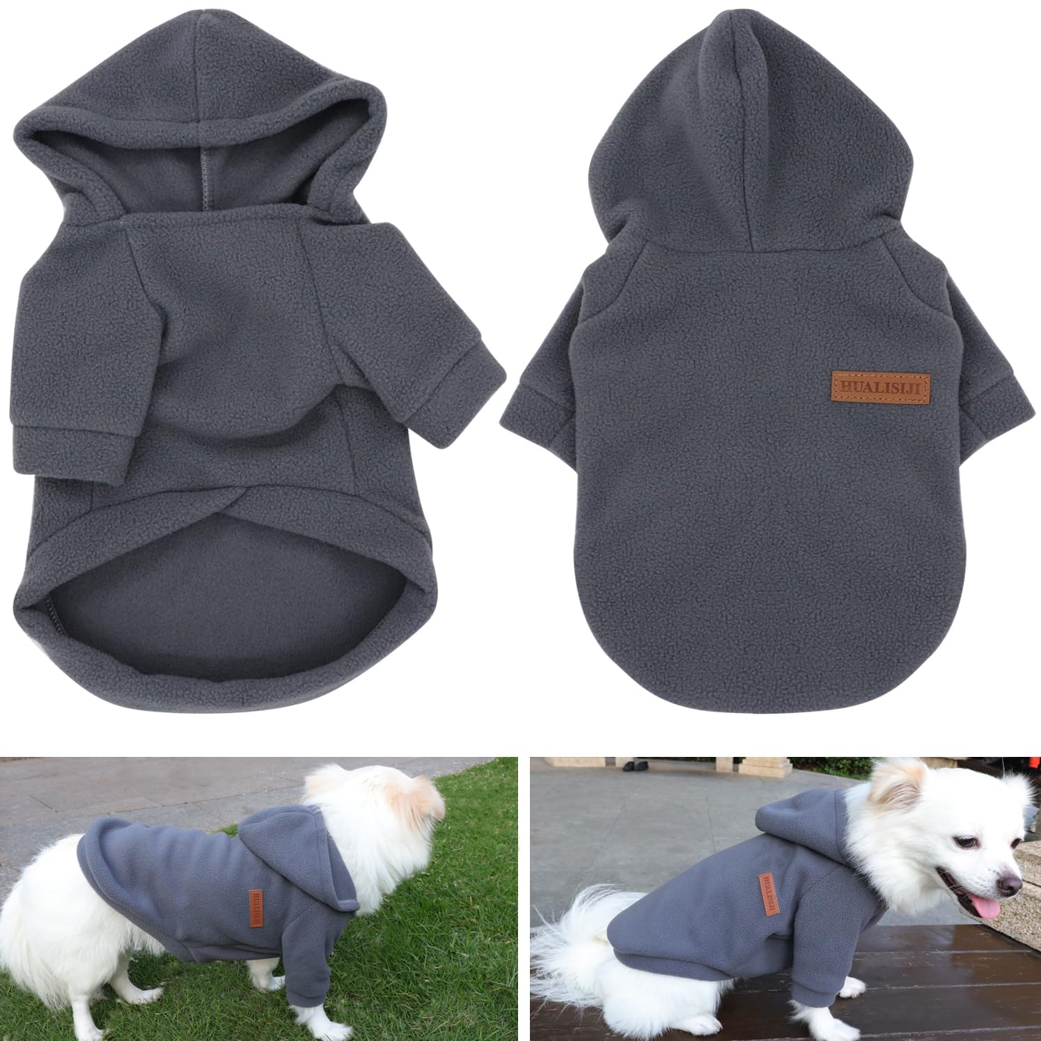 HuaLiSiJi Dog Hoodie Dog Sweatshirt Elasticity Fabric is Quite Comfortable - Image 2