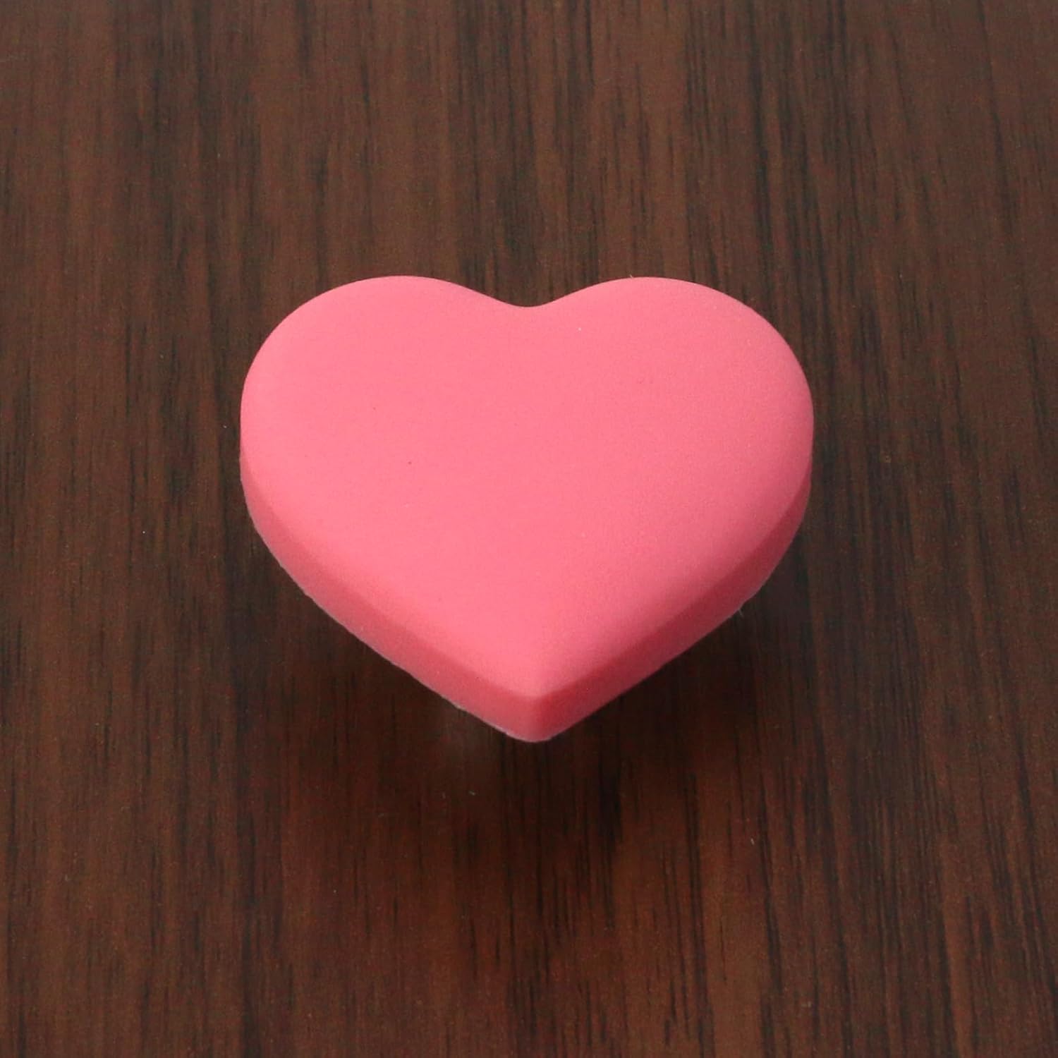 T Tulead Heart Shape Cabinet Knobs Soft Rubber Cabinet Knobs Cute Drawer Pull Knobs Pack of 4 with Screws