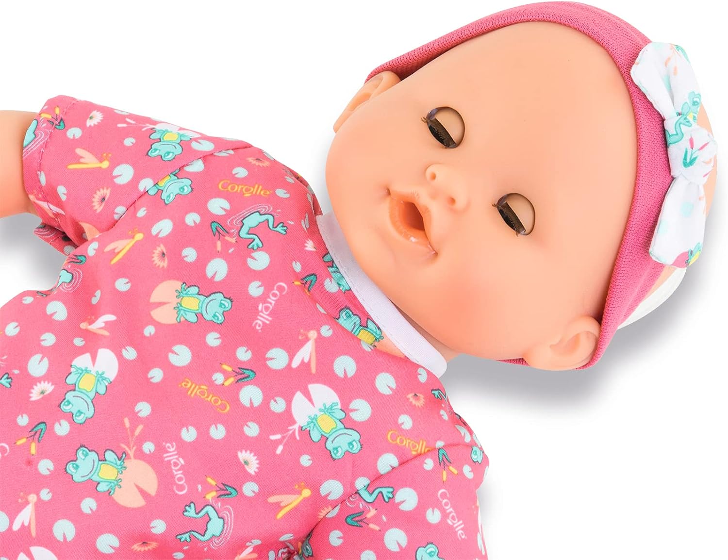 Buy Corolle Bebe Bath Oceane 12 Girl Baby Doll With Rubber Frog Toy Safe For Water Play In The Bathtub Or Pool Poseable Soft Body With Vanilla Scent For Kids Ages