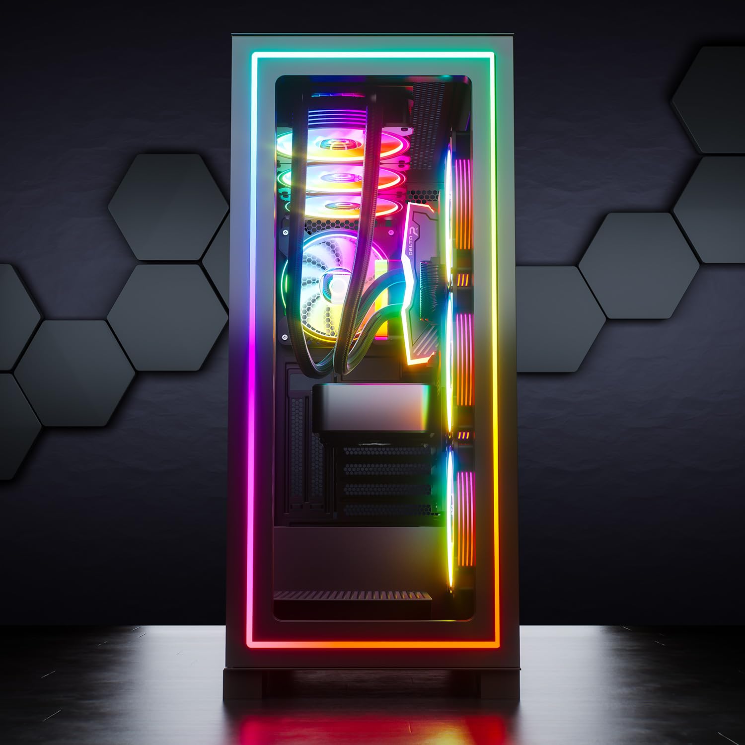 GameMachines Neo - Gaming PC - Wasserkühlung - AMD Ryzen 7 9700X - NVIDIA RTX 5070-1000GB SSD - 32GB RGB DDR5 - WLAN - Windows 11 Pro