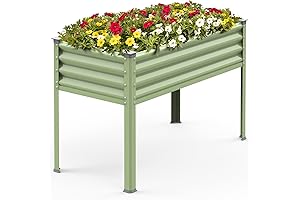 Elevated Garden Boxes for Vegetables: Raised Garden Bed with Legs 48x24x32in