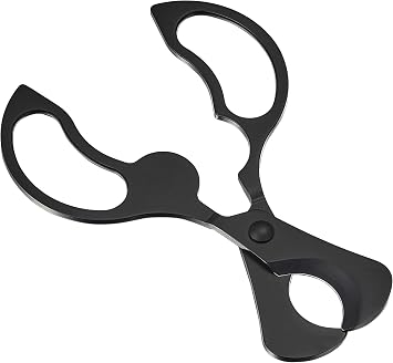 Visol Archibald Matte Black Stainless Steel Cigar Scissors