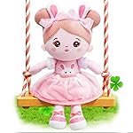 OUOZZZ 12.6 Soft Baby Doll Toys for 1 + Year Old Girl Gifts - Easter Gifts Bunny Plush for Kids Easter Toys Decorations Basket Stuffers for Toddlers Infants
