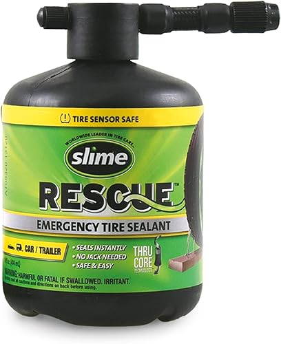 Miniatura 5 de Slime 50160 Kit de emergencia en carretera con reparación de neumáticos planos y cables de refuerzo para camiones/SUV, vehículos pesados