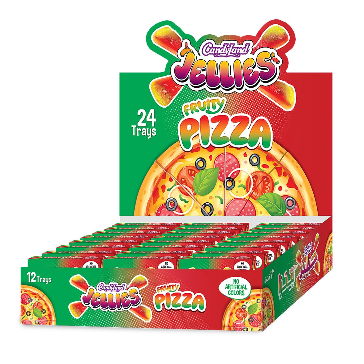 Pizza Jelly Tutty Fruity Pack (21g X 12)