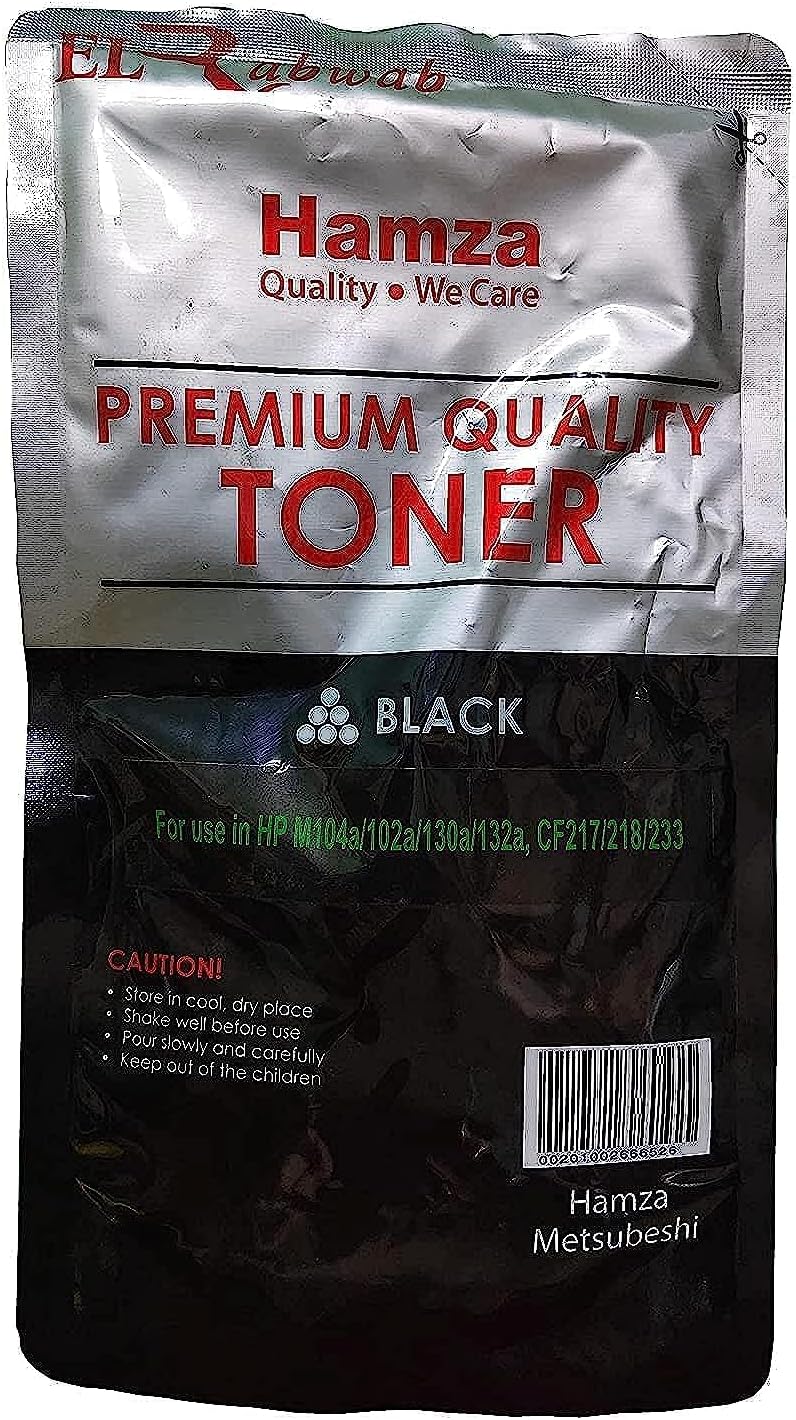Laser toner powder to refill HP 17A, for HP M104a, M102a, M130a, M132a, CF217A, CF218A, CF233A 2026