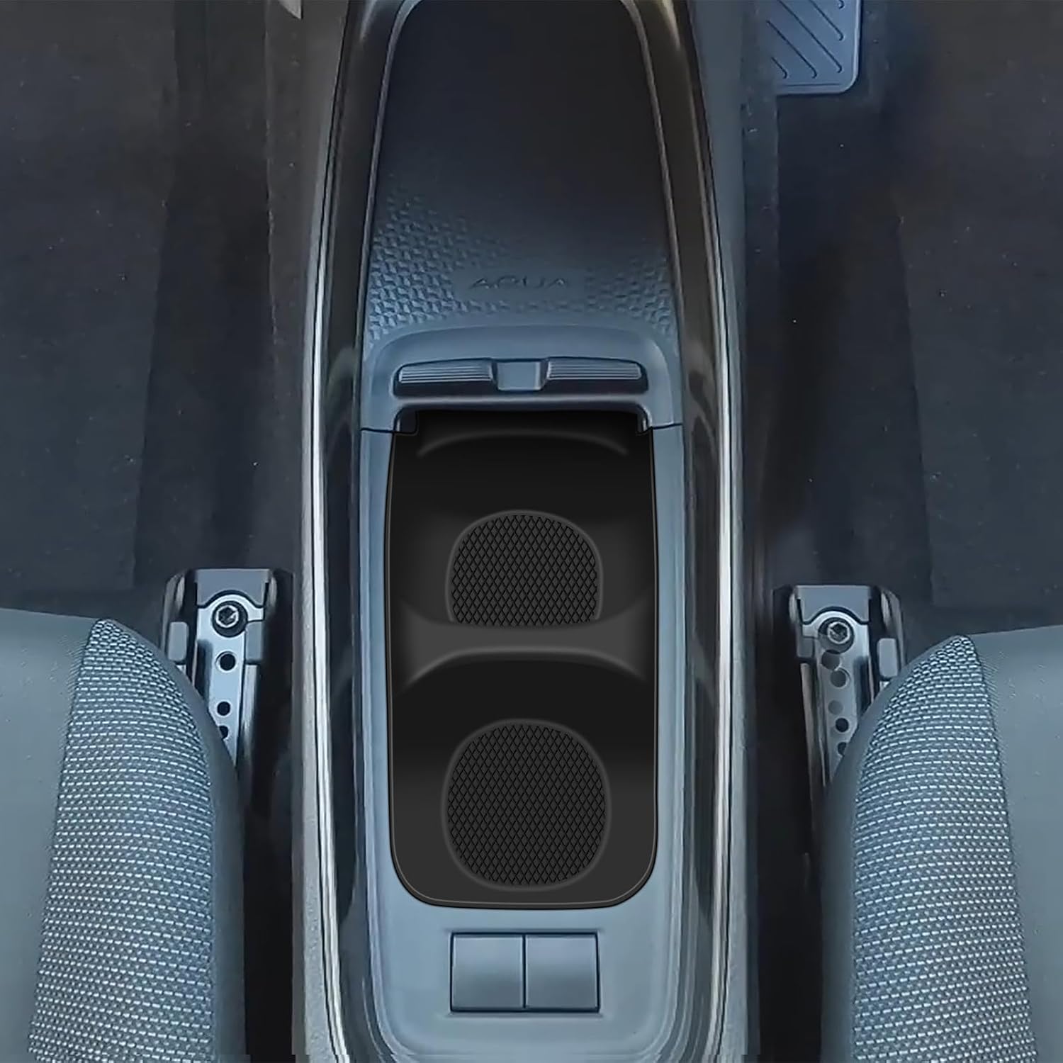 Автомобильный подстаканник, Toyota, Aqua, Серия MXPK1, С 2021 года по настоящее время, Автомобильная центральная консоль, Подстаканник, Силиконовый, Противоскользящий, Детали для интерьера, Аксессуары, Автомобильные принадлежности, Toyota Aqua, MXPK10, MXPK11, MXPK15, MXPK16, Для автомобилей, Простая установка, Черный Toyota Aqua, фото 7