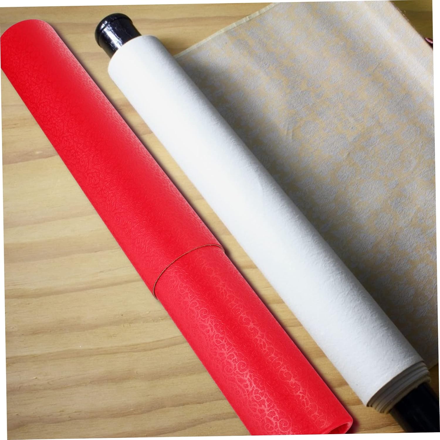jojofuny Extendable Telescopic Artwork Storage Tube for Drawings and Blueprints Portable Document Holder Strap Suitable for Travel and Art Preservation