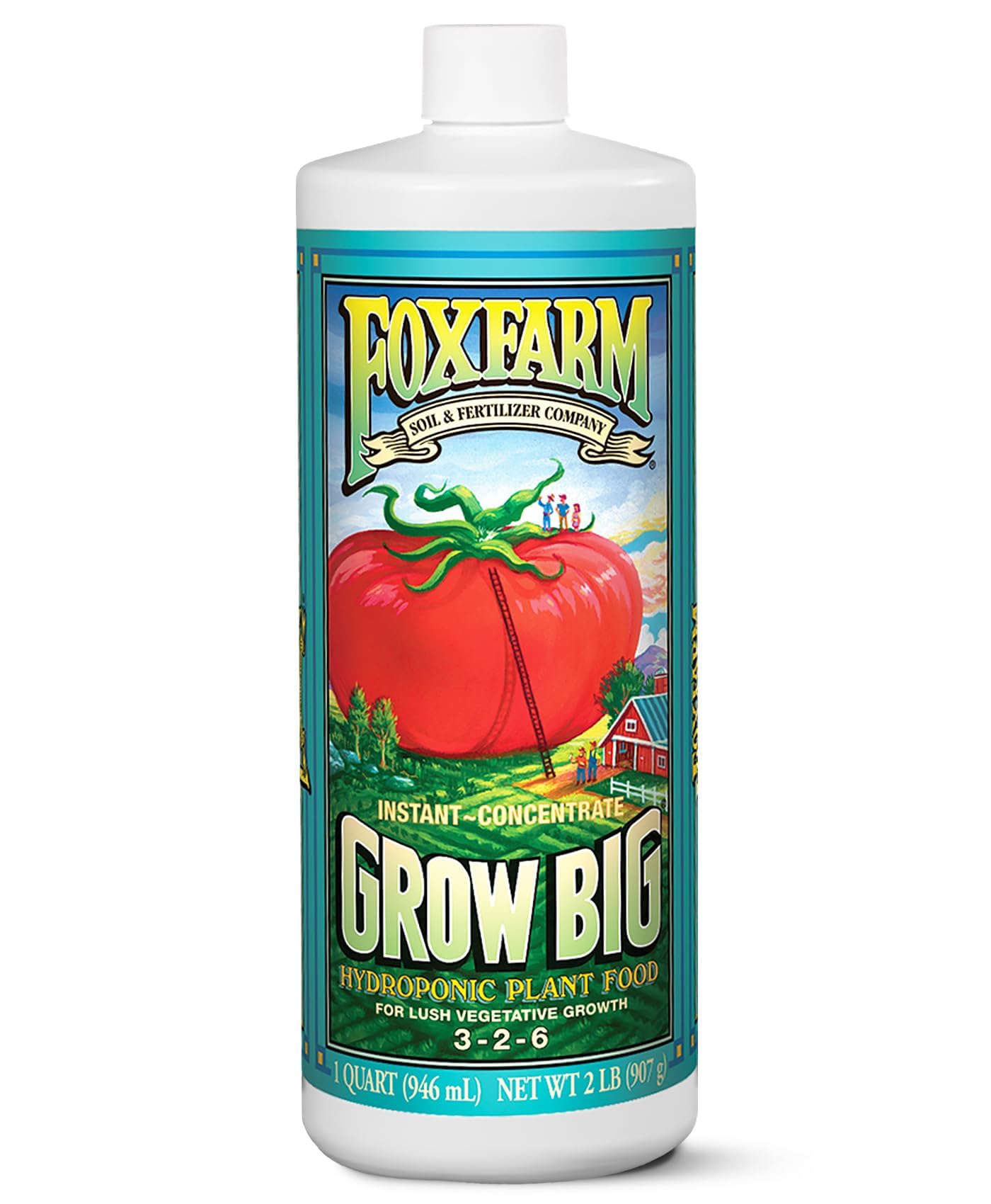 790218 FX14010 1-Quart Grow Big Hydroponic Liquid Concentate, Blue