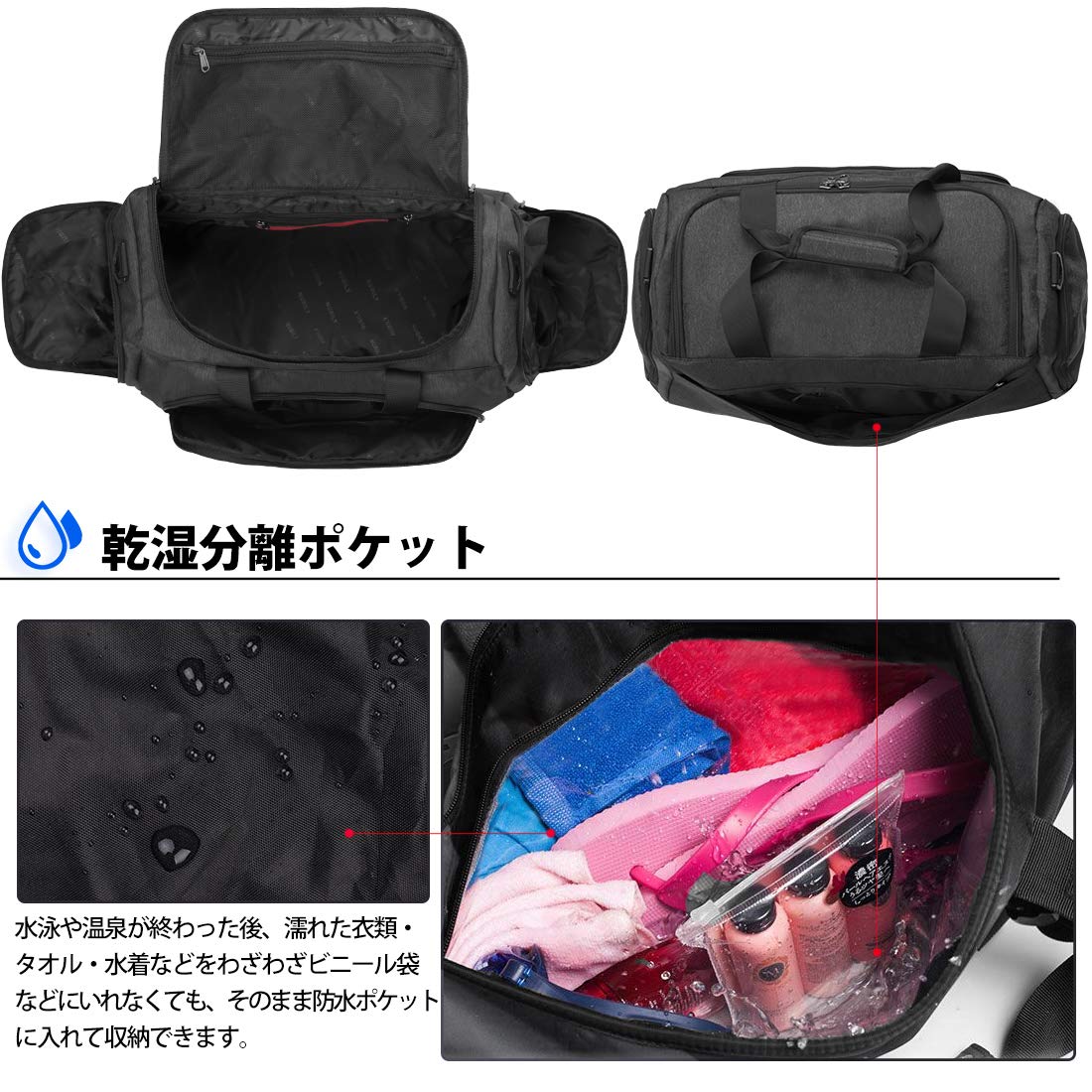 Amazon.co.jp: NUBILY: ボストンバッグ