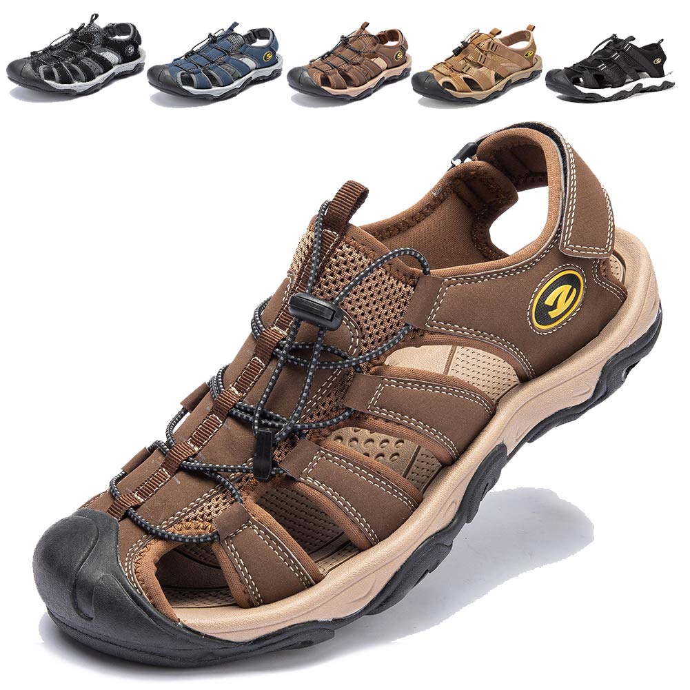 mens hiking sandals closed toe
