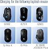 رصيف الشحن للماوس G PRO X SUPERLIGHT و G502 / G502X / G502X Plus Lightspeed و G703 و G903 Lightspeed و PRO Wireless Gaming Mice Powerplay Wireless Charging System