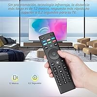 Vista 7 de Universal para VIZIO Smart TV Control Remoto Reemplazo XRT140 para Vizio TV