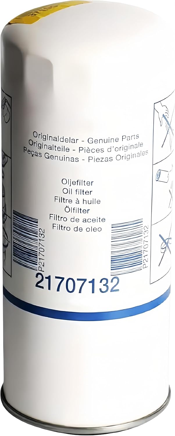 21707132 Oil Filter Compatible with Volvo D9 D11 D12 D16 D162 D163 and D165 series diesel marine engines