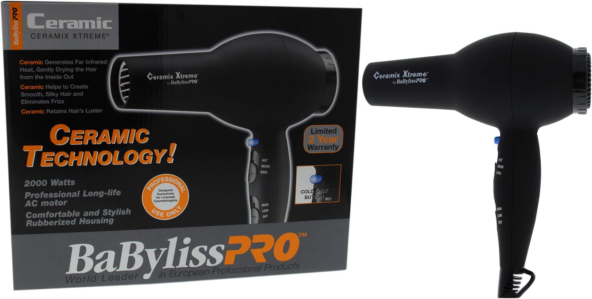 BaBylissPRO Ceramix Xtreme Dryer