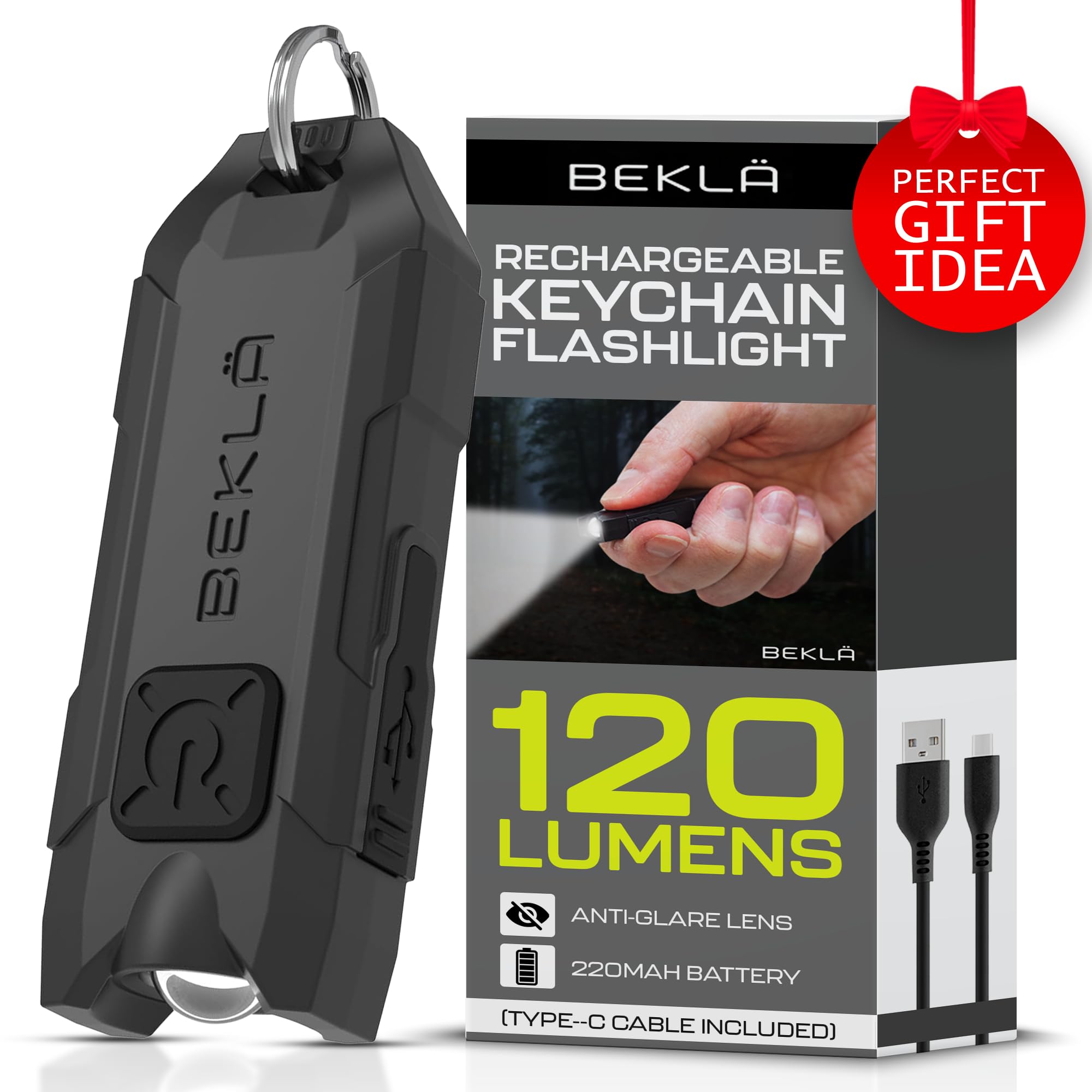 Keychain Flashlight 120 Lumens EDC Keychain Light Flashlight Keychain Mini Keychain Flashlight Micro Flashlight Keychain Flashlight High Lumen Keychain Light