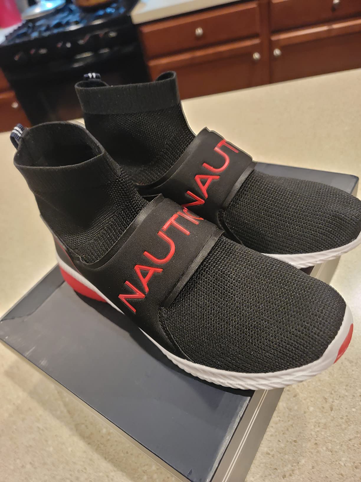 tenko ankle high top sock sneaker