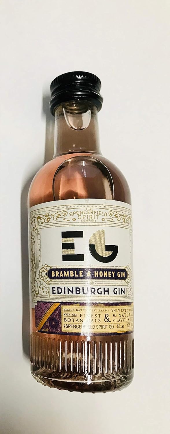 Edinburgh Bramble And Honey Gin 5cl Miniature Amazon.co.uk Grocery