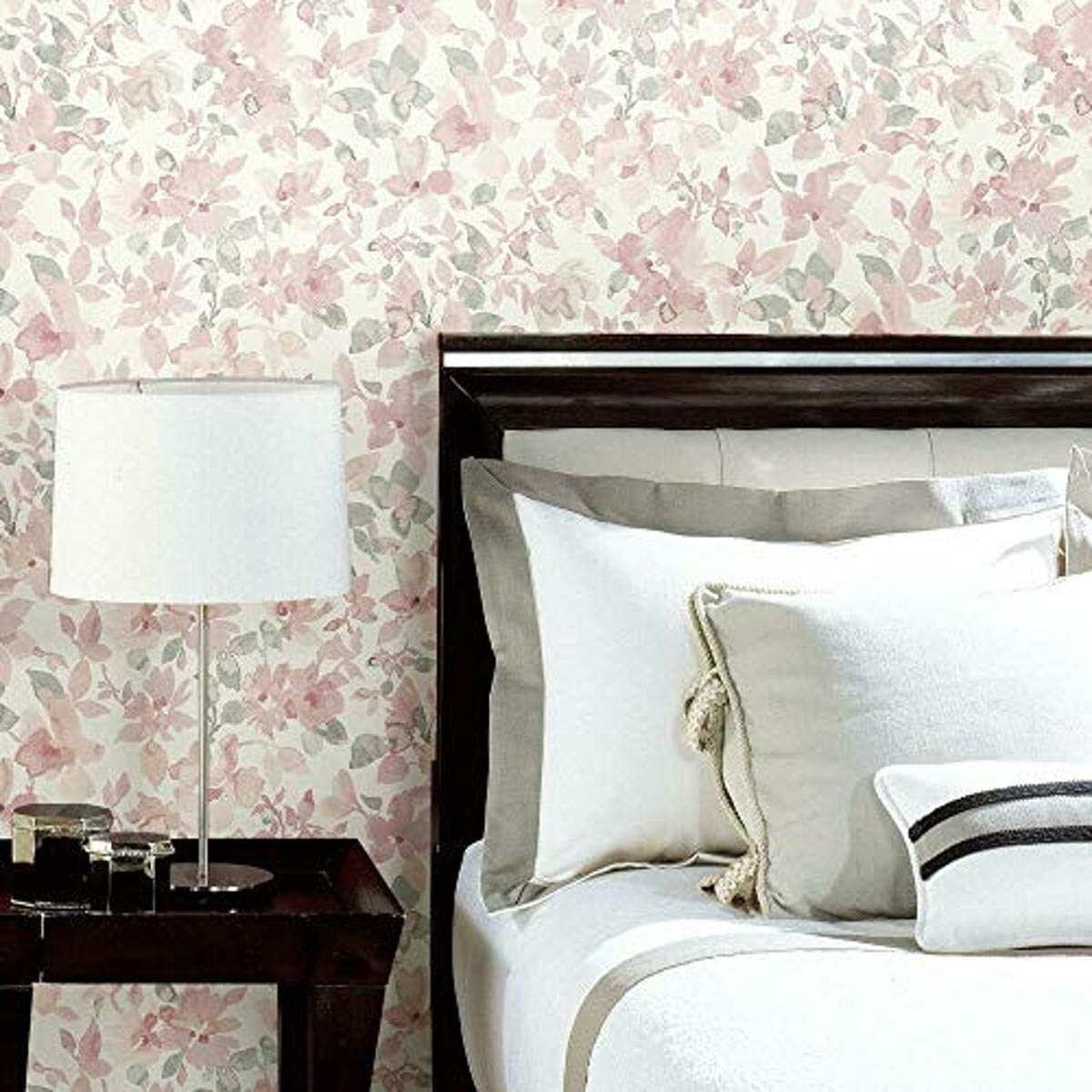 RoomMates Watercolor Floral Peel and Stick Wallpaper, Wallpaper