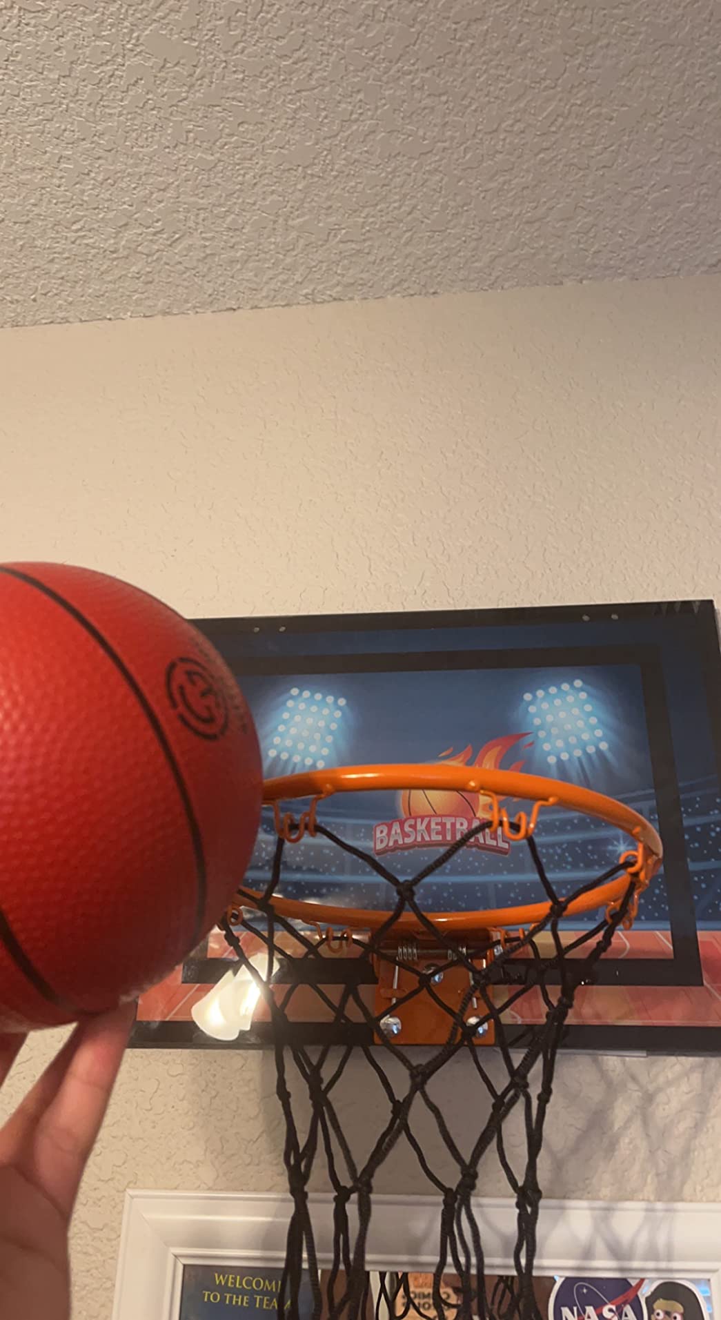 7/mo Finance SUPER JOY Pro Room Basketball Hoop Over The Door Wall
