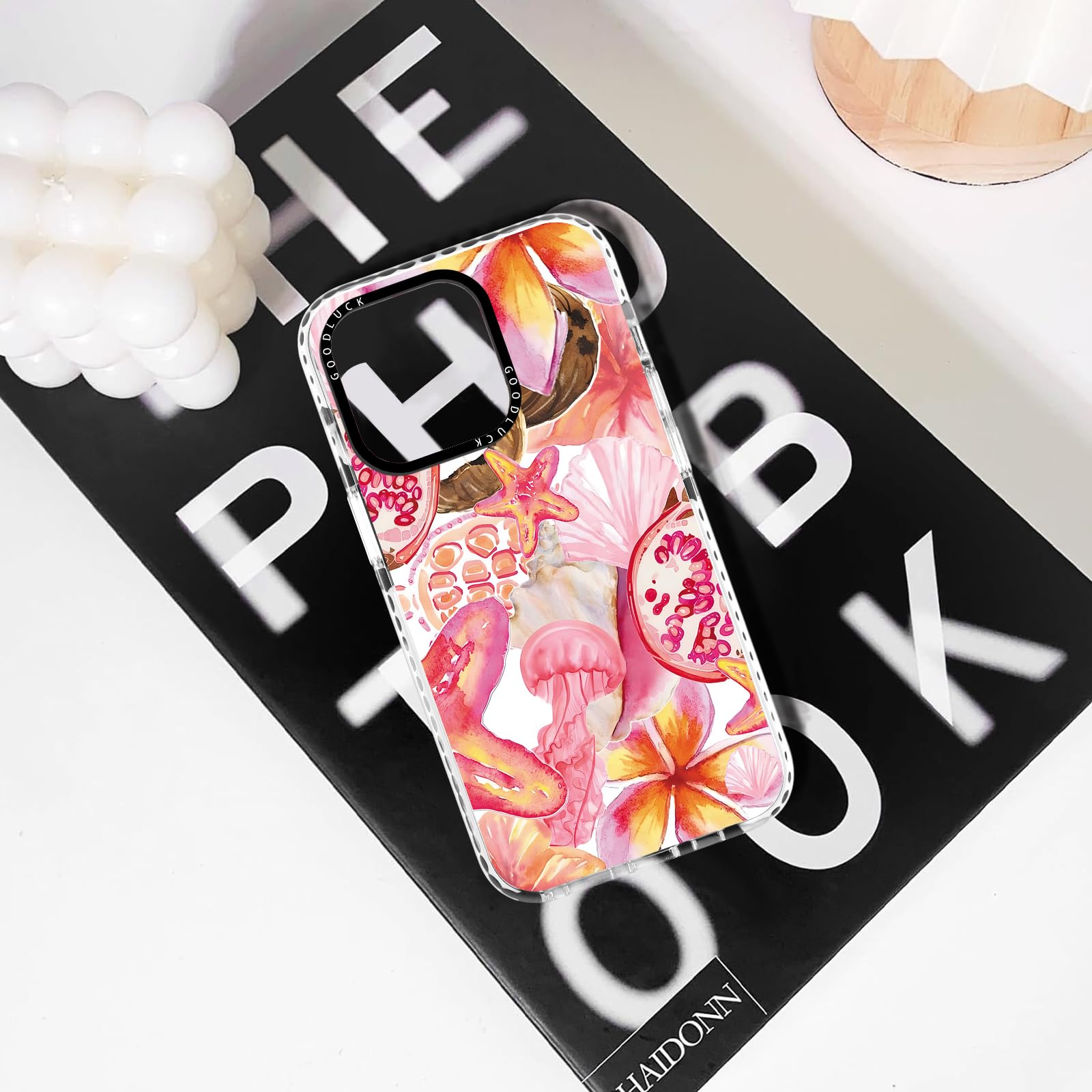 Funda Con Dibujos Aesthetic Para IPhone 16 Pro – Silicona Mate Con Protección De Cámara – Estrellas