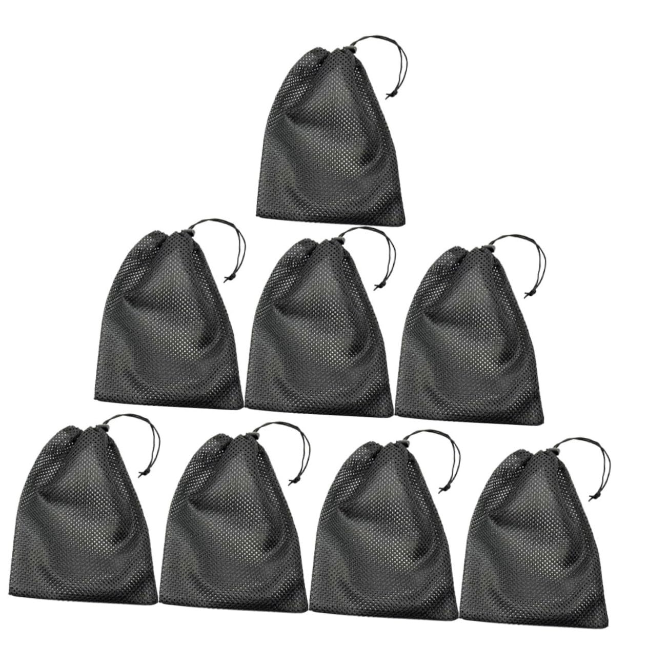 HEMOTON Bolsa De Malla para Almacenamiento con Cordón Bolsas Grandes para Ropa Sucia Bolsas De Malla para Viaje Bolsa De Malla para Ropa Delicada Bolsa De Red Bolsa De Malla Duradera
