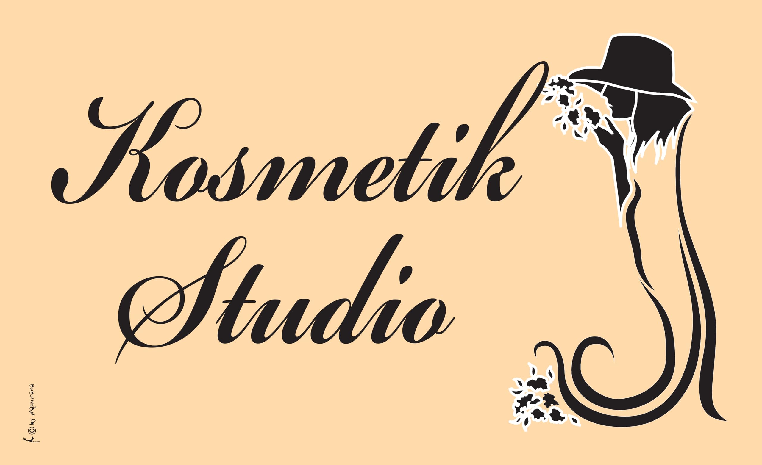 Drapeau de studio cosmétique publicitaire et marketing de 90 x 60 cm