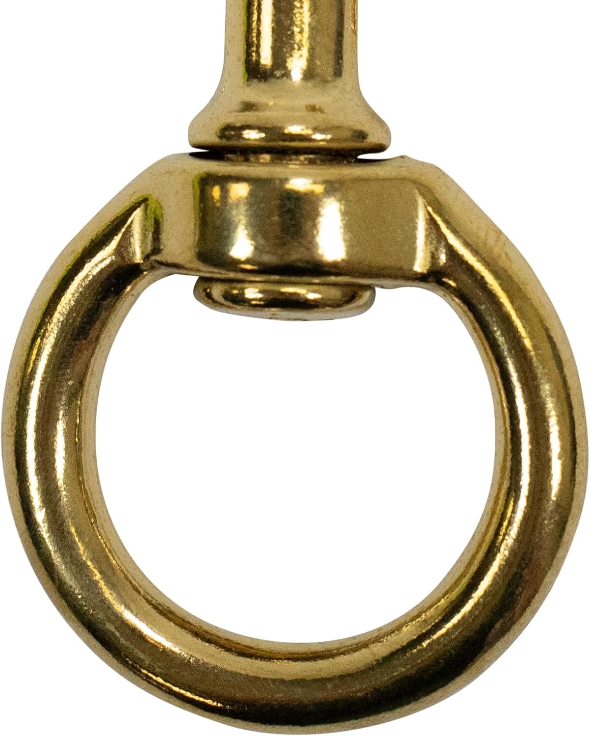 Scuba Choice 4.6" Brass Swivel Eye Snap Hook Clip – Heavy Duty Marine Scuba Dive Accessory Gear Clip 14.8mm Opening Solid Brass Corrosion-Resistant