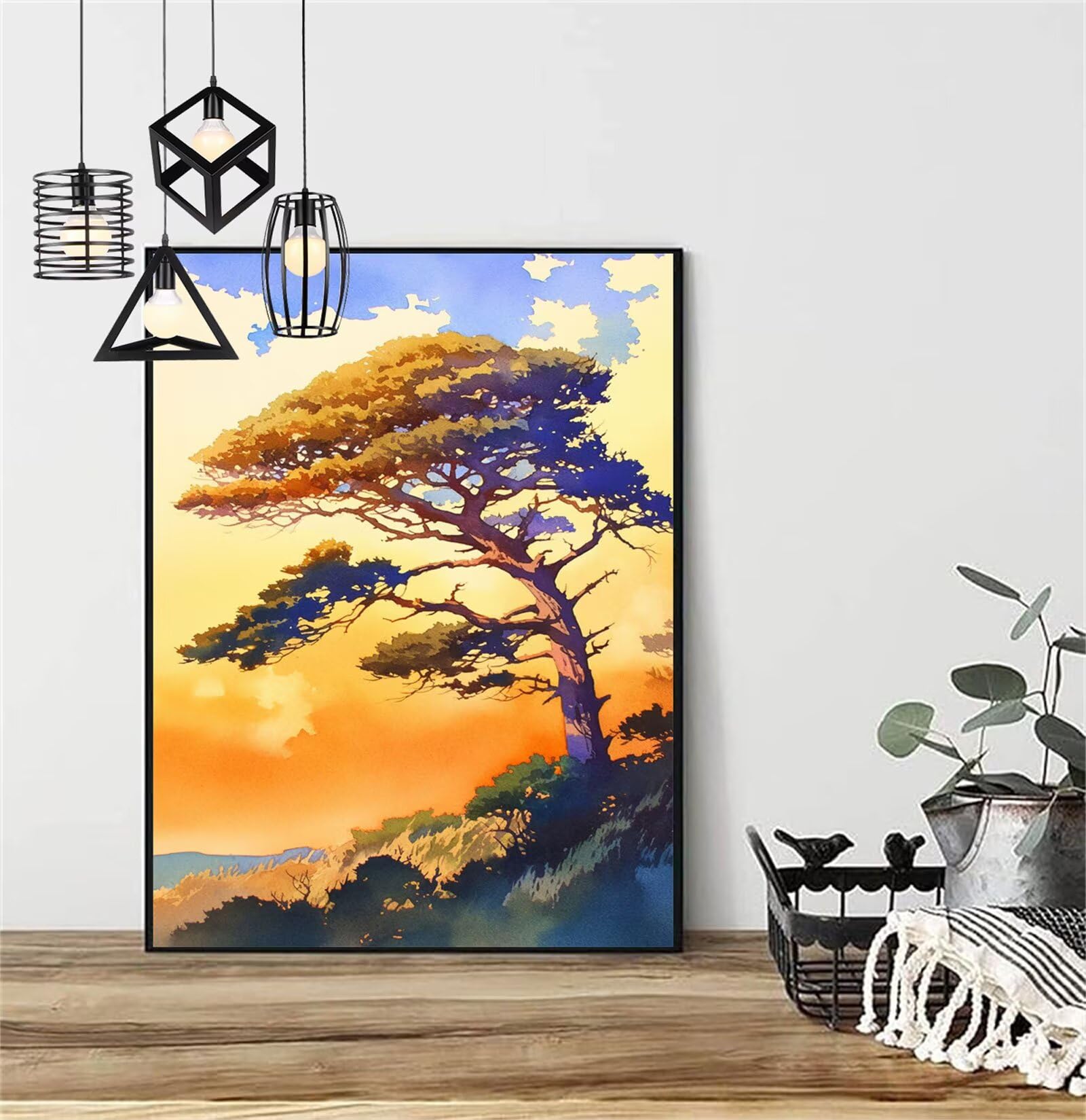 Diamentowe malowanie krajobraz diamentowy malowanie dzieci 100x150cm 2025 diamentowe malowanie Porcelana, DIY diamentowe rysunki ścieg krzyżykowy rzemiosło dla dorosłych, obraz diamentowy dekoracja