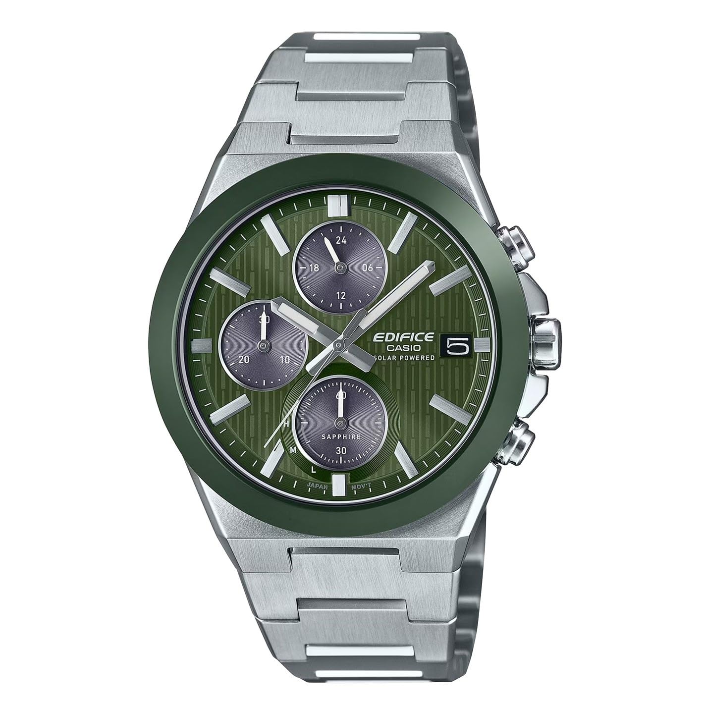 Casio Men's Digital Watch Green Size 46.7