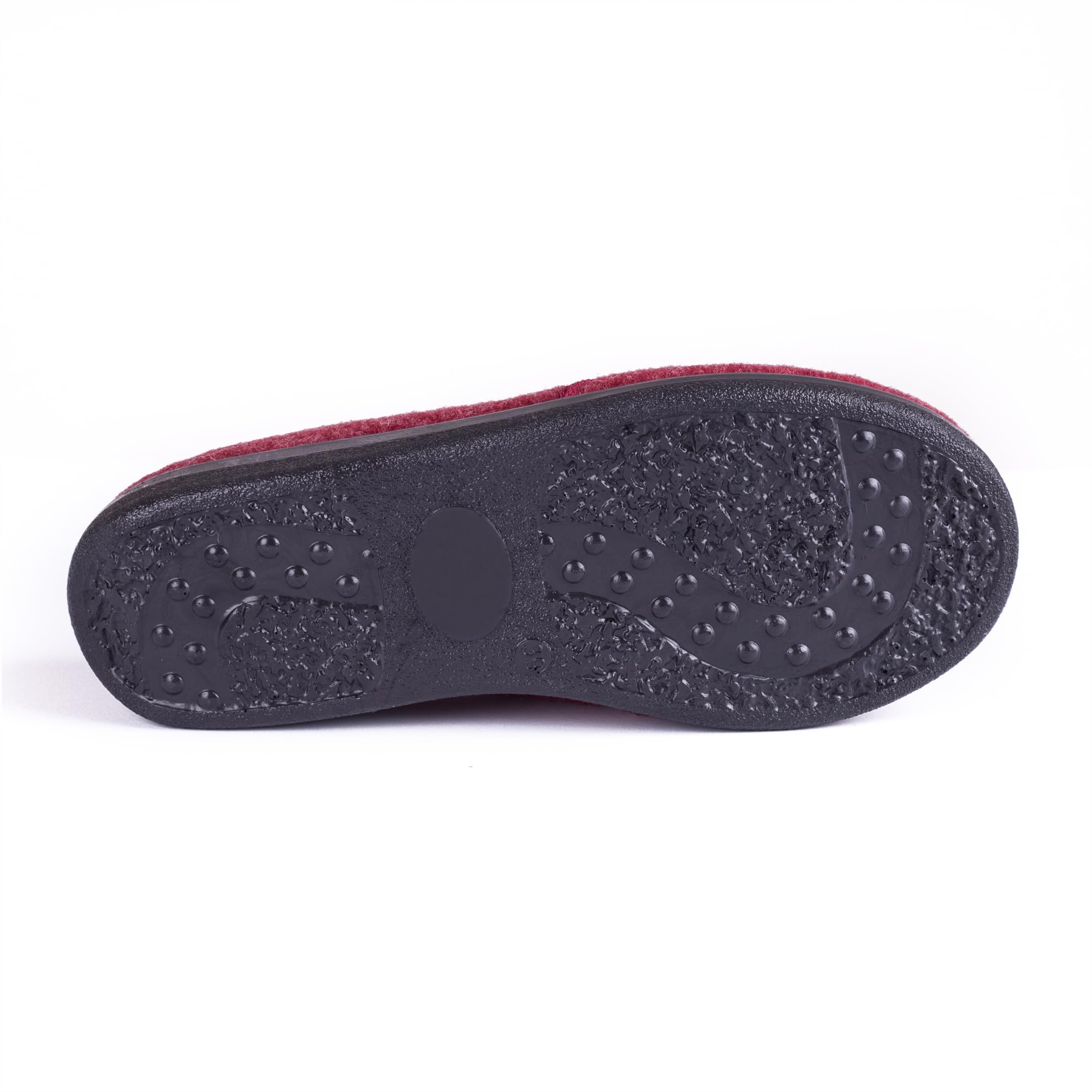 Woolee Hausschuhe Damen aus Merinowolle – Warme Rutschfeste Hüttenschuhe mit Geschlossener Ferse & Fester Sohle, Extra Bequem für Breite Füße & Hohen Rist