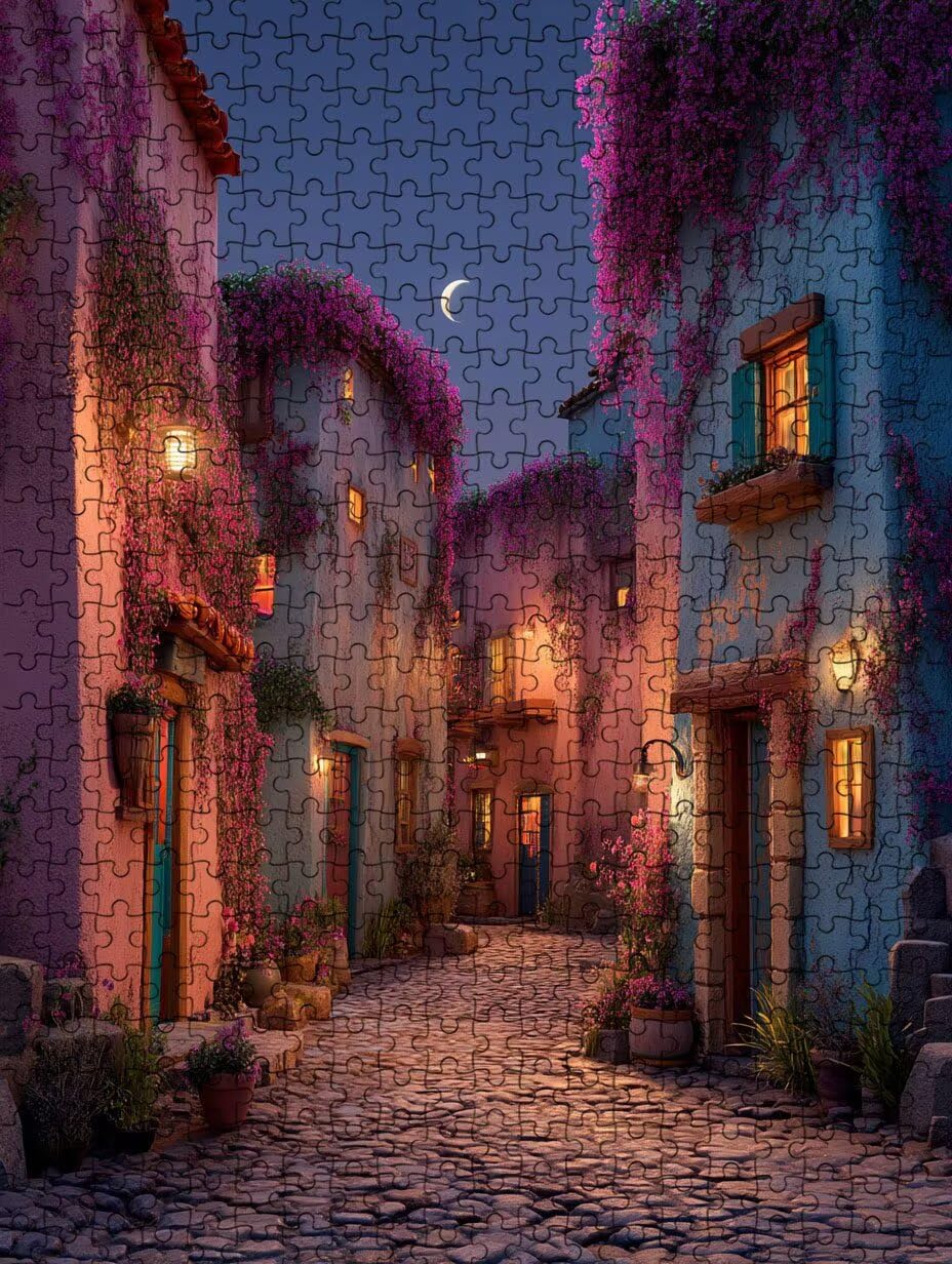 Quartiere Bellezza Puzzle 1000 Pezzi, 3D Puzzle per Adulti Impegnativo, Educa Puzzles Artistico, Divertente E Stimolante Puzzles Decorativo per La Famiglia, Regalo e Decorazione Pareti FNKL6-1035