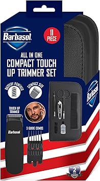 Amazon : Barbasol Grooming Kit for Men, 11 Piece Men’s Grooming and