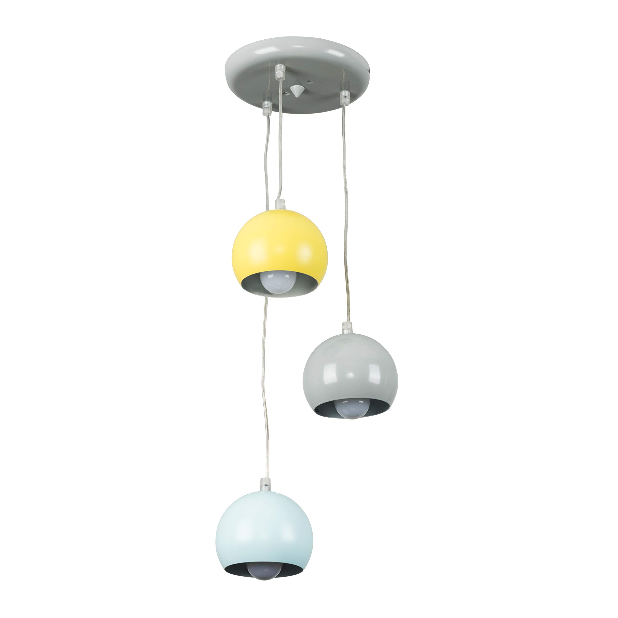 Home & Kitchen Retro Eyeball 3 Way Droplet Ceiling Pendant Light
