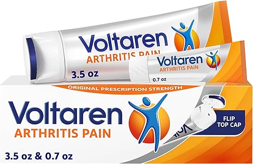 Voltaren - Gel para un potente alivio tópico del dolor producido por la artritis, exclusivo de Amazon, tubo de 3.5 onzas (100 g) y tubo de tamaño