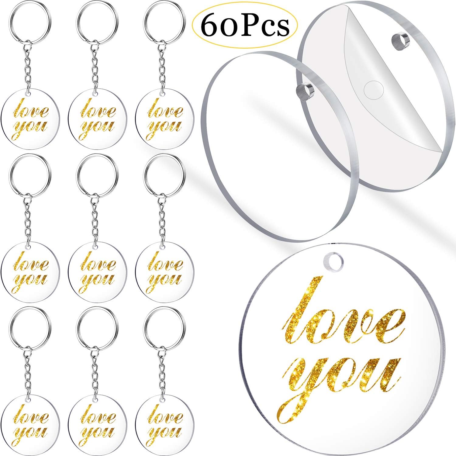 cerchietti in plastica per l'artigianato