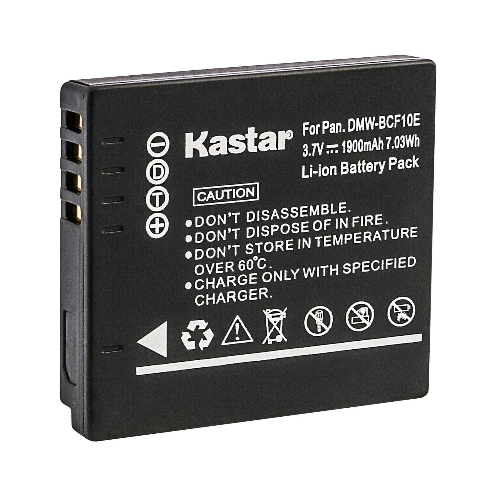 Amazon.com: Kastar 1-Pack DMW-BCF10 Battery Replacement for