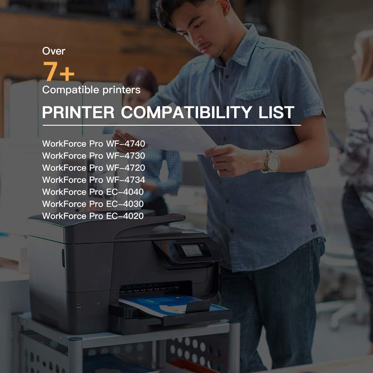 Epson Compatible Ink Cartridge Replacement to use with Workforce Pro WF-4740