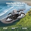 Kit FPV BETAFPV Aquila20 con LiteRadio 4 y VR04 para Principiantes en Interiores y Exteriores | Admite 3 Modos y Sistema de Propulsión 2S, Mantenimiento de Altitud con Flotación Estable, Grabación de Video con Un Solo Botón para Capturar Vuelos FPV 5
