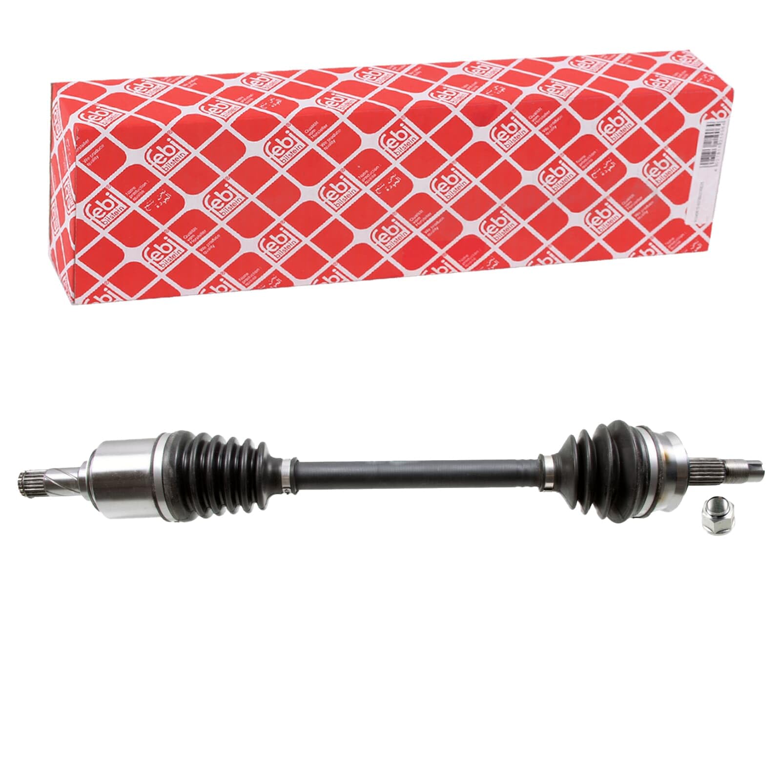 febi bilstein 181090 Antriebswelle, 1 Stück | 181090 Kompatibel mit Corsa D (S07),Corsa D Kasten/schrägheck (S07),Corsa E (X15),Corsa E Kasten/schrägheck (X15)