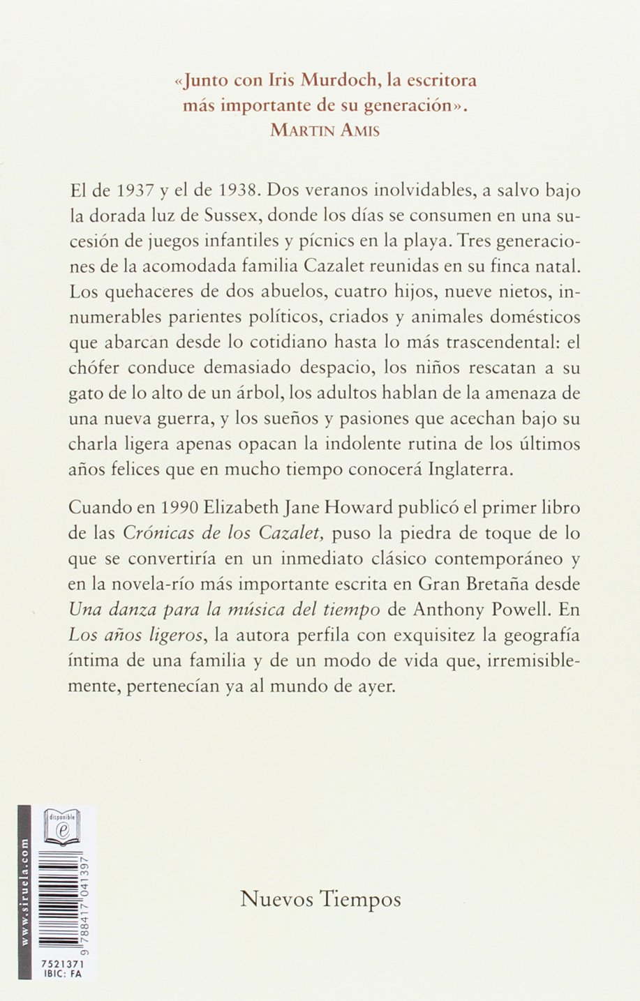 Los años ligeros. Crónicas de los Cazalet 1 (Nuevos Tiempos)