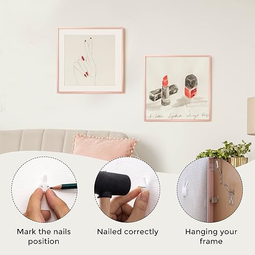 Miniatura 535 de Fun Memories Portarretratos de metal de 16 x 20 pulgadas con paspartú de 11 x 14 pulgadas, acabado de aluminio cepillado, parte delantera de vidrio