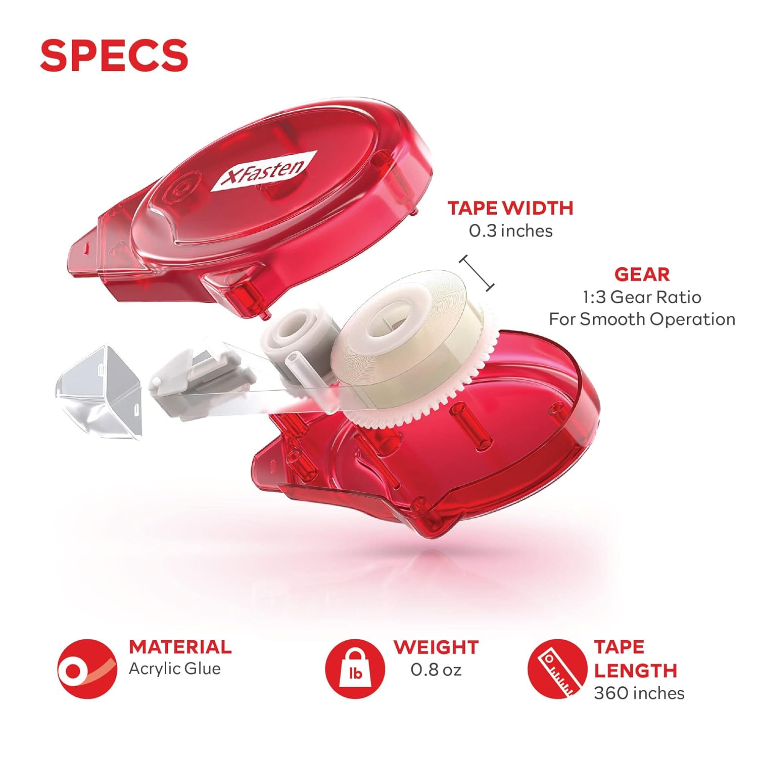 Best Seller XFasten Double Sided Adhesive Scrapbook Runner Tape Roller, 0.3-inch by 360-Inch, 8-Pack, Permanent Adhesive Dots Roller Applicator, Acid-Free and Archival Safe Scrapbooking Tape Greatest Product XFasten Double Sided Adhesive Scrapbook Runner Tape Roller, 0.3-inch by 360-Inch, 8-Pack, Permanent Adhesive Dots Roller Applicator, Acid-Free and Archival Safe Scrapbooking Tape